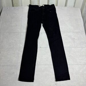 Levis 510 Mens Skinny Jeans Black Stretch Denim 5-Pocket Everyday Size 18R 29x29